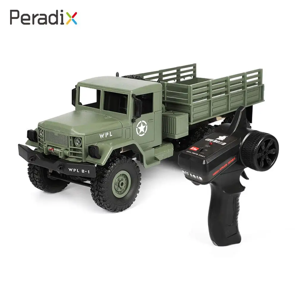 

Toy Car Truck High Speed Battery-Operated Durable 1:16 6WD Outdoor Electronic RC Car Wpl
