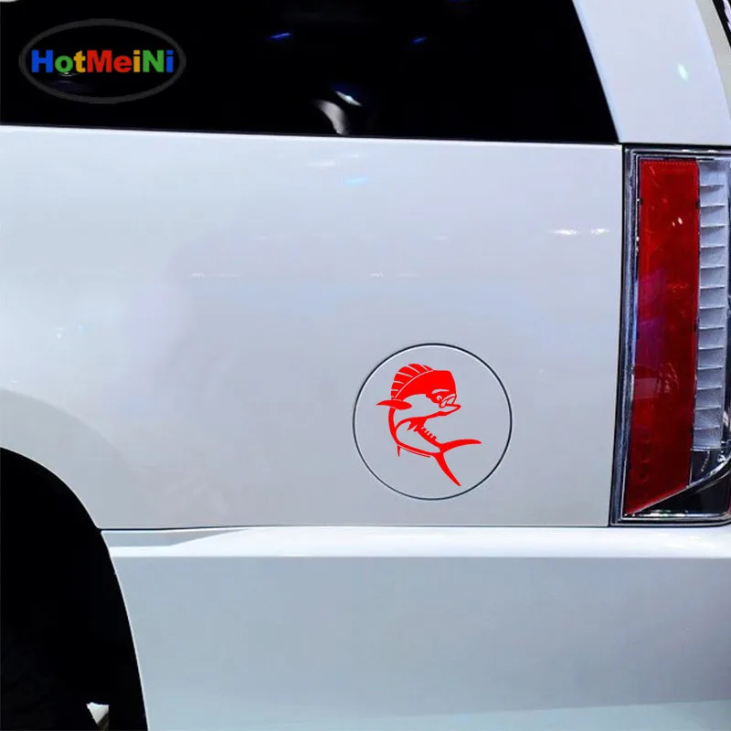HotMeiNi автомобильный Стайлинг Dolphin Mahi виниловые рыболовные наклейки на автомобиль