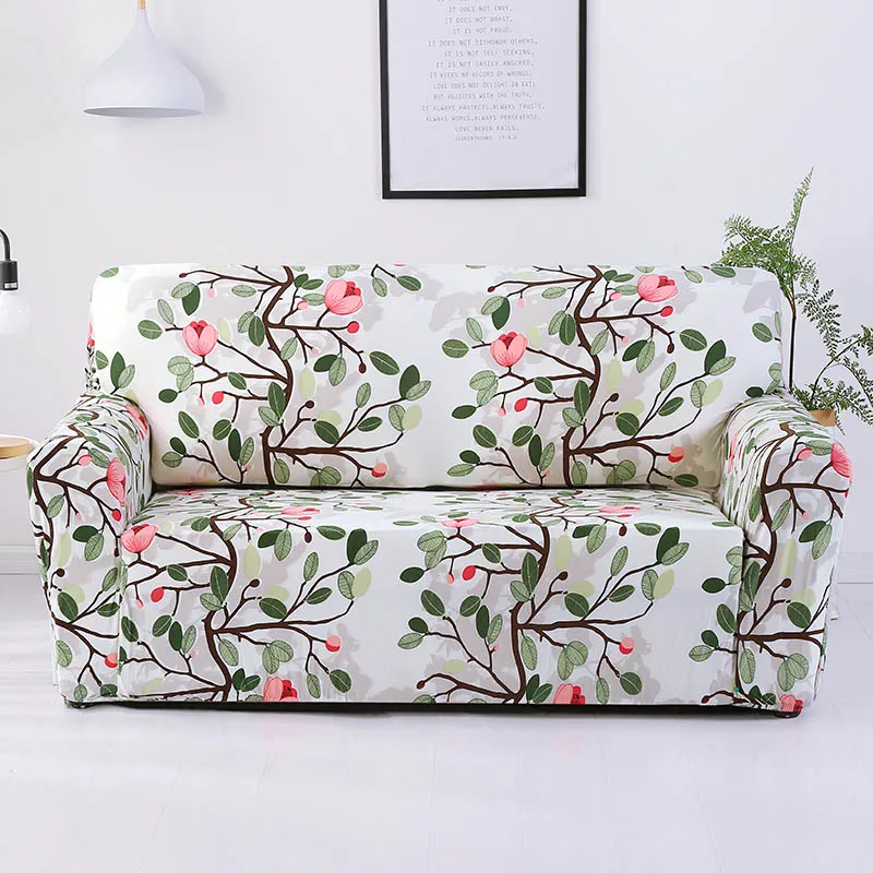 Sofa-slipcover плотная обертка все включено скольжению секционный эластичный Полный угловой диван крышка l-образный диван 1/2/3/4 местный 1 шт - Цвет: color 18