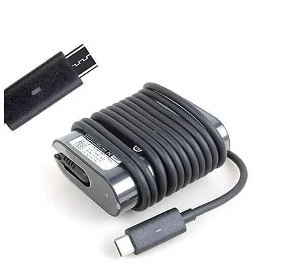 نوع usb-c 20 فولت 1.5a 30 واط محمول قرص شاحن ac امدادات الطاقة محول لديل XPS12 9250/XPS13 9365/LATITUDE11 5000 سلسلة 5175