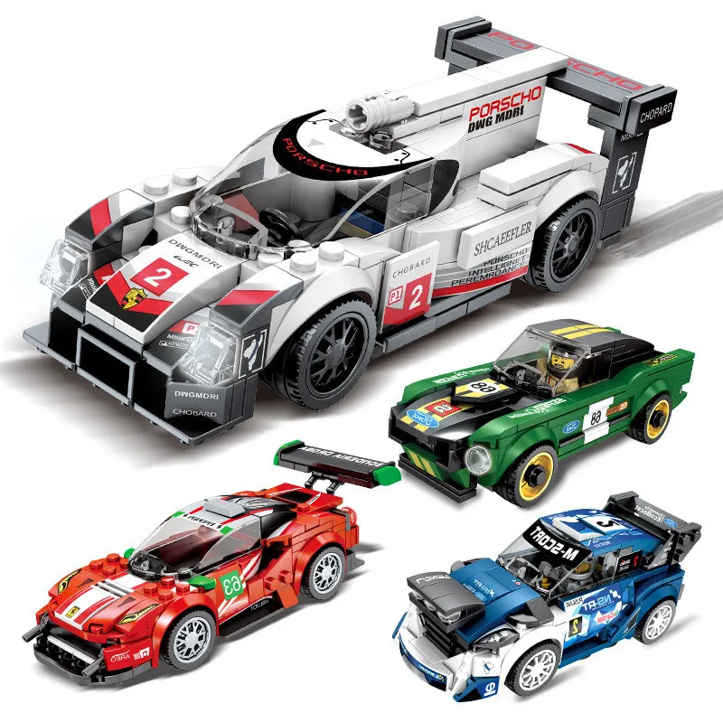 Sport car Compatible Legoings city boy Sports Car Club Children