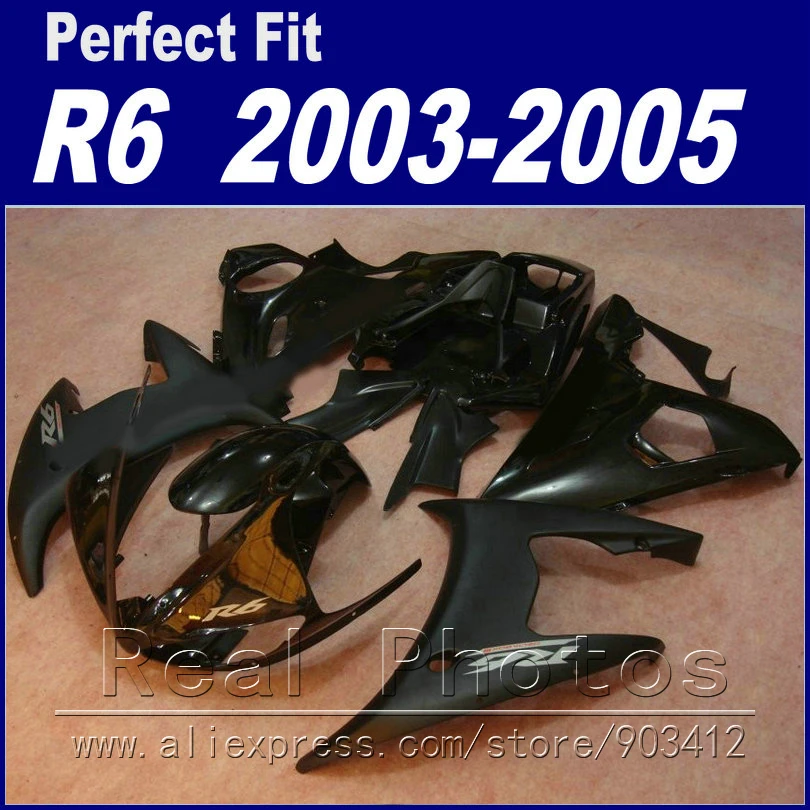 New arrival body work for YAMAHA R6 fairing kit 2003 2004 2005 glossy and matte black Fairing YZF fairings 03 04 05 New arrival body work for YAMAHA R6 fairing kit 2003 2004 2005 glossy and matte black Fairing YZF fairings 03 04 05