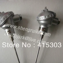 6*100 мм квалифицированных класса А на тонкой пленке Pt100 Сенсор с 1/4NPT нить Hereaus брендовая тонкая пленка