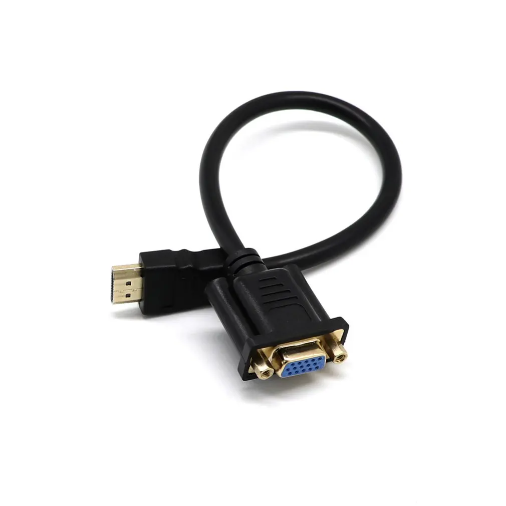 Кабель преобразователь HDMI VGA для ПК ноутбука планшета 0 3 м адаптер высокого
