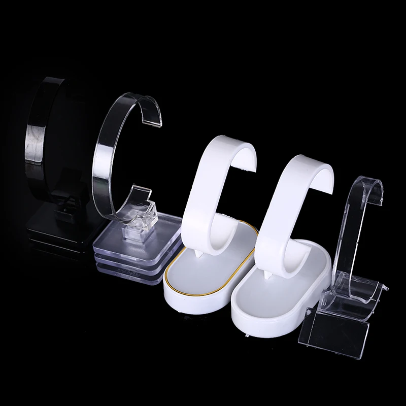 Jewelry Organizer Stand Stand Watch Bracelet Bangle Showing Display Holder Rack Station Jewelry Hard Display Clear C-Model