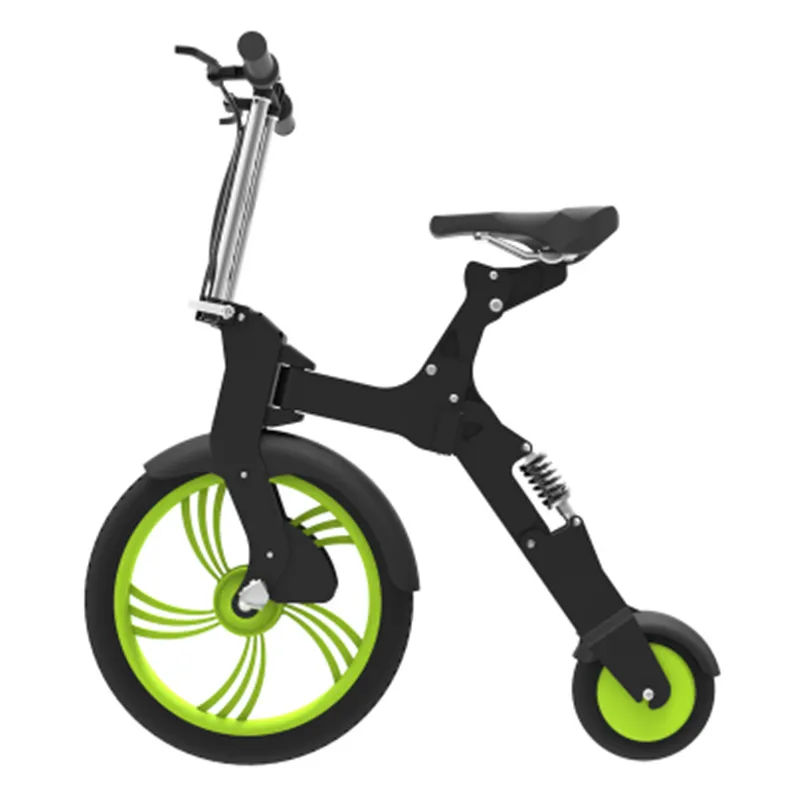 Mini foldable 2 wheels electric bicycle, adult folding e scooter
