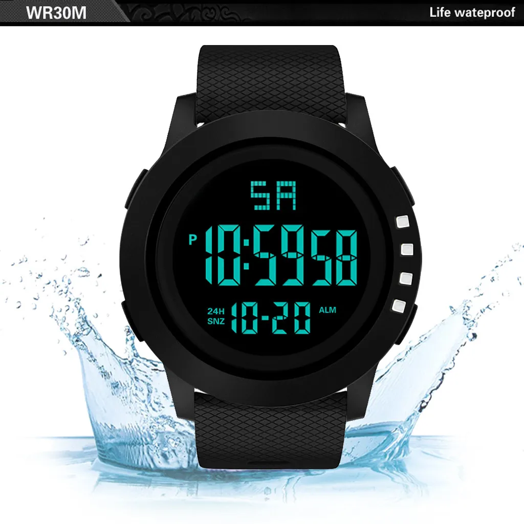 New Luxury Men Analog Digital Military Sport LED Waterproof Wrist Watch#NN0121