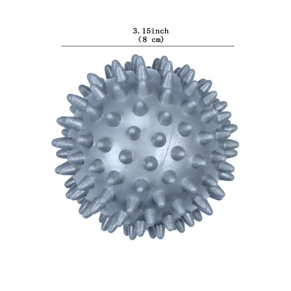 Spiky Massage Gym Ball Best for Plantar Muscle Soreness Foot Back Neck Pain Pilates Yoga Self Massage Relieve (2)