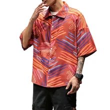 Camisas hawaianas Vintage de talla grande 4XL 5XL para hombre, camisa de verano de manga corta, ropa Hawái Casual para hombre XXXXXL