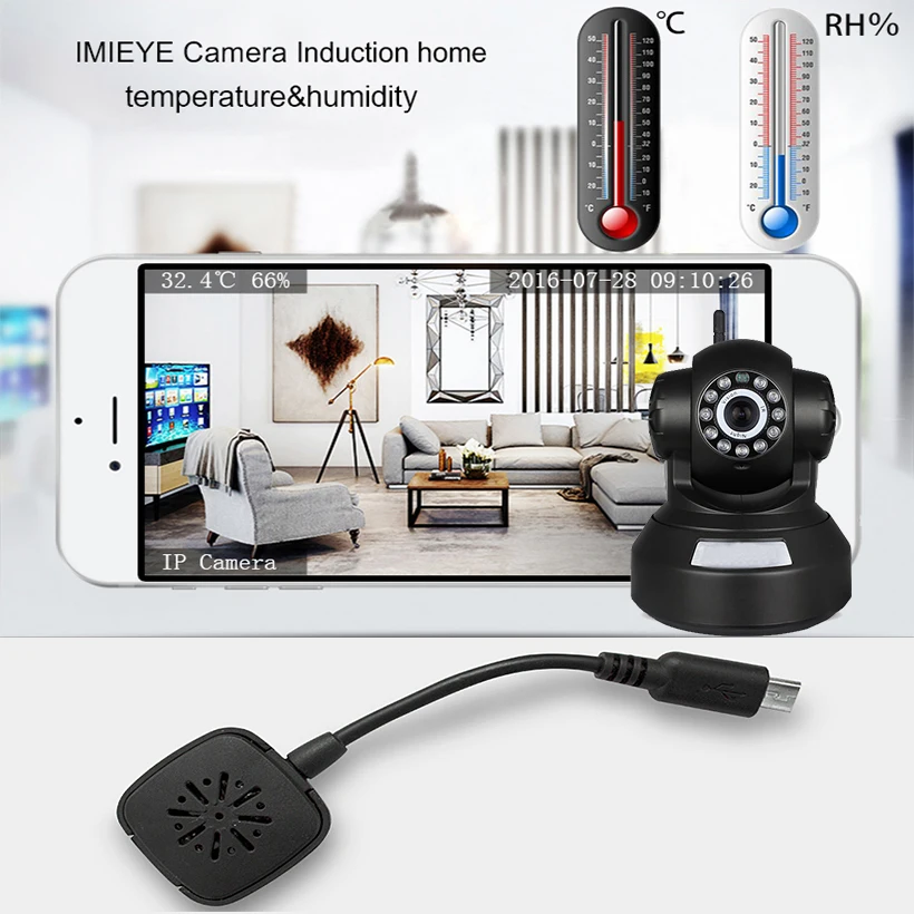 IMIEYE 720P 1MP Mini CCTV IP Wifi Wireless Security Camera Surveillance video WI-FI Onvif Night Vision Baby Monitor PTZ Camera