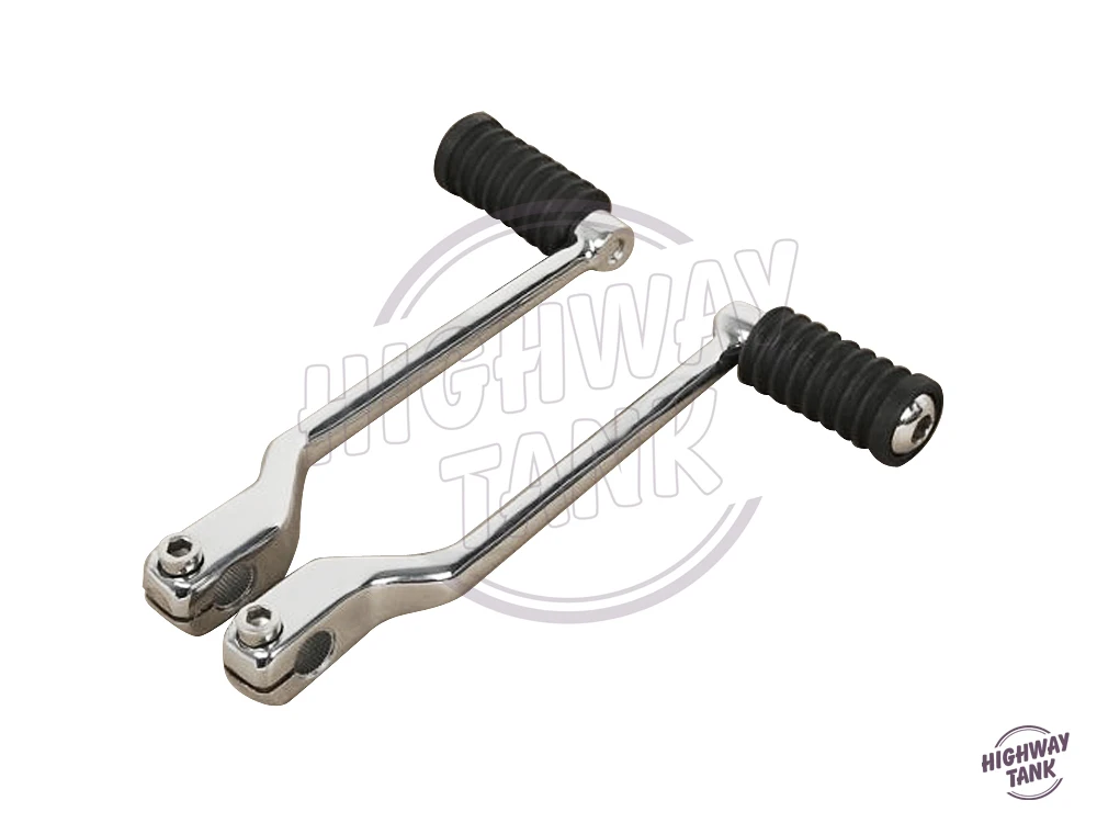 Chrome Left Heel Toe Motorcycle Shift Lever Pedal Set Moto Shifter