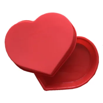 

21.5cm*24.5cm Silicone heart-shaped cake mold Heart baking tray DIY baking tool