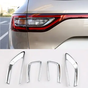 

SILVER CHROME REAR TAIL LIGHTS TRIM MOULDING FIT FOR RENAULT KOLEOS 2 FOR SAMSUNG QM6 2016 2017 ACCESSORIES CAR STYLING