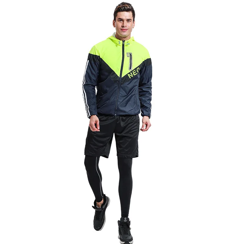Grntamn Sweat Sports Suits Men Women Fitness Sportswear Running Jacket