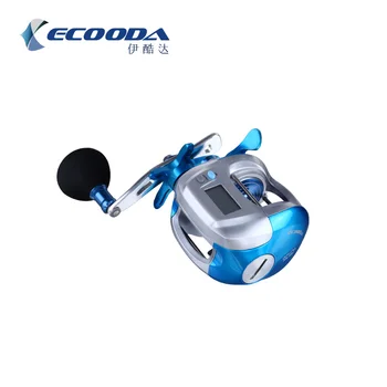 

Ecooda OFB1000 dual power digital display Best Selling 5+1BB Electronic Counting Reel Baitcasting Reel 5.1:1Gear casting