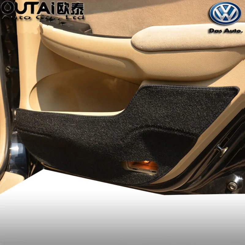 Car Door Anti Kick Pad Mat Sticker For Volkswagen phaeton POLO Santana Scirocco Tiguan Touareg Jetta Lamando Protective Pad