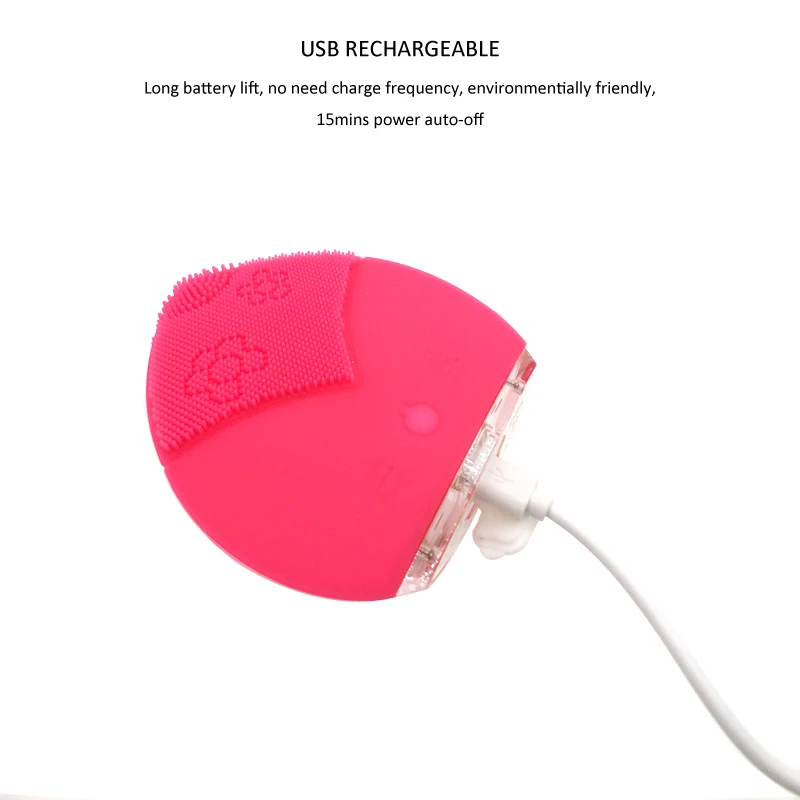 silicone facial clean brush 7