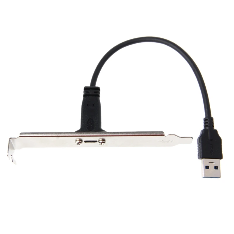 

Motherboard USB 3.0 Male To Type C Female Back Panel Cable Adapter With Screw
