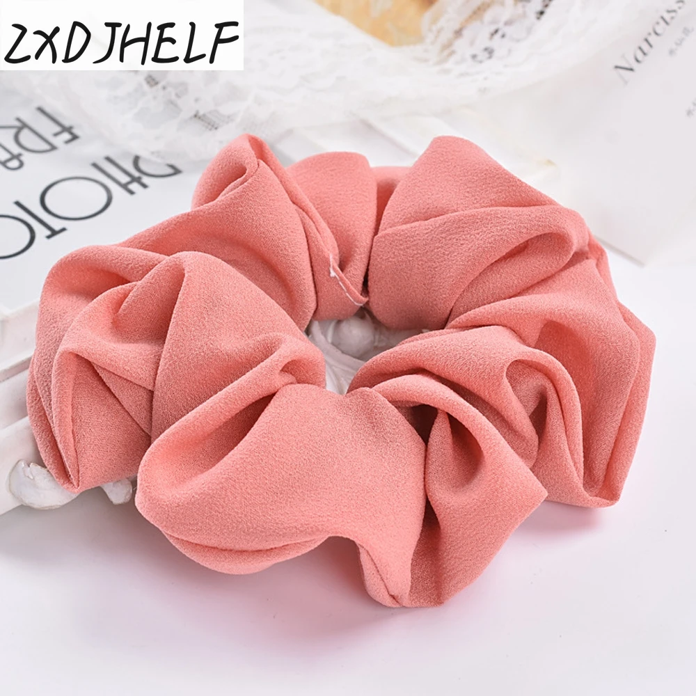 spesifikasi Zxdjhelf Desain Klasik Wanita Rambut Accesorios Pelo Wanita Rambut Ikat Rambut Ekor Kuda Rambut Pemegang Tali Chiffon Headwear F020