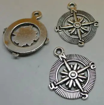 

Zinc alloy pendant jewelry accessories diy handmade material charms The compass