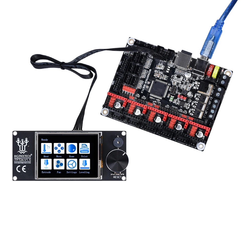 Сенсорный экран BIGTREETECH TFT24 V1.1 ЖК дисплей 12864 дюйма запчасти для 3D принтера Ender 3 SKR