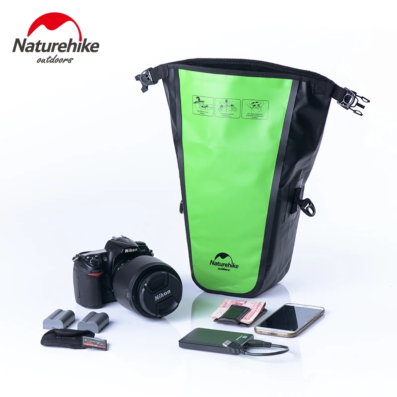 NatureHike NH16X003-B SLR Cámara impermeable resistente al agua bolsa seca saco de almacenamiento de natación Canoa kayak River Trekking