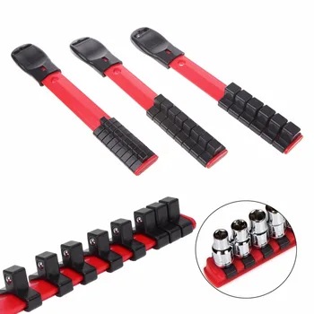 

1PCS Socket Rack Storage Drive Rail Tray Holder Wall Wrench 1/4" 3/8" 1/2"