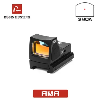 

Robin Hunting Red Dot Sight RMR Collimator Glock Rifle Reflex Sight Scope Fit 20mm Weaver Rail For Outdoor Hunting Rifle