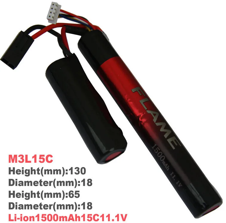 

1pcs 100% Orginal Flame 11.1V 1500mAh 15C Li Polymer battery M3L15C Drop shipping