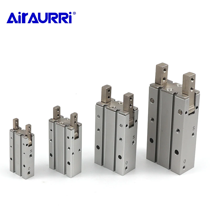 

MHY2 10D 16D 20D 25D Double Acting Pneumatic Gripper SMC Y Type 180 Degree Angular Style Aluminium Clamps Bore 10-25mm