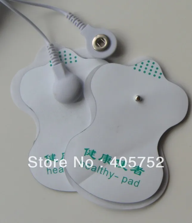 

500pcs/lot good quality white Electrode Pads for Tens Acupuncture,Slimming massager , Digital Therapy Machine Massager