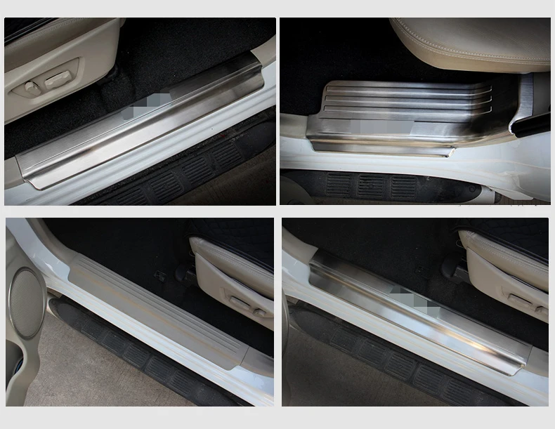Lsrtw2017 Car Door Sill Threshold Trims for Mitsubishi Pajero Sport Montero Interior Accessories 2008- 2013 2012