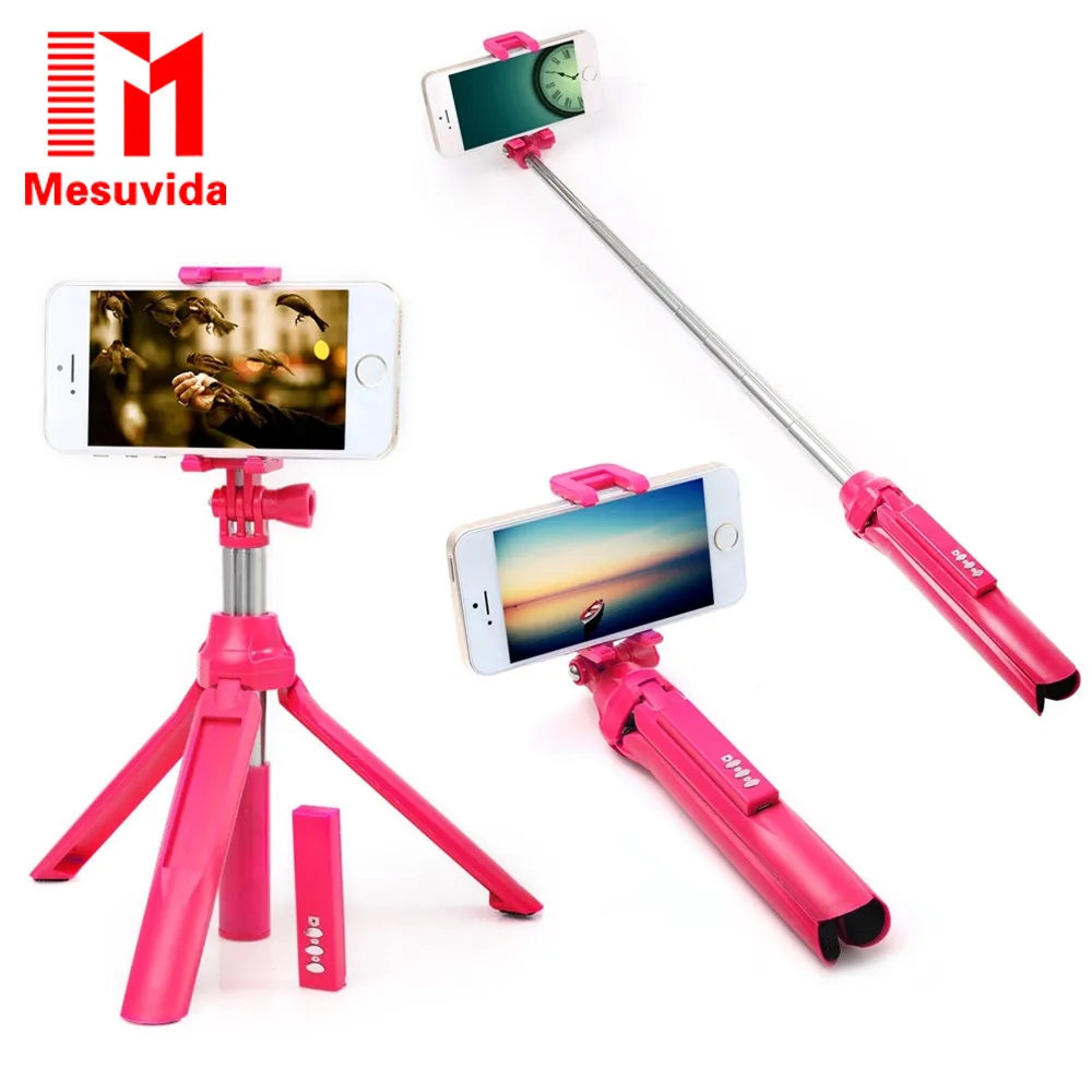 Mesuvida Selfie Stick Wireless Bluetooth 4 0 Selfie Monopod With Tripod