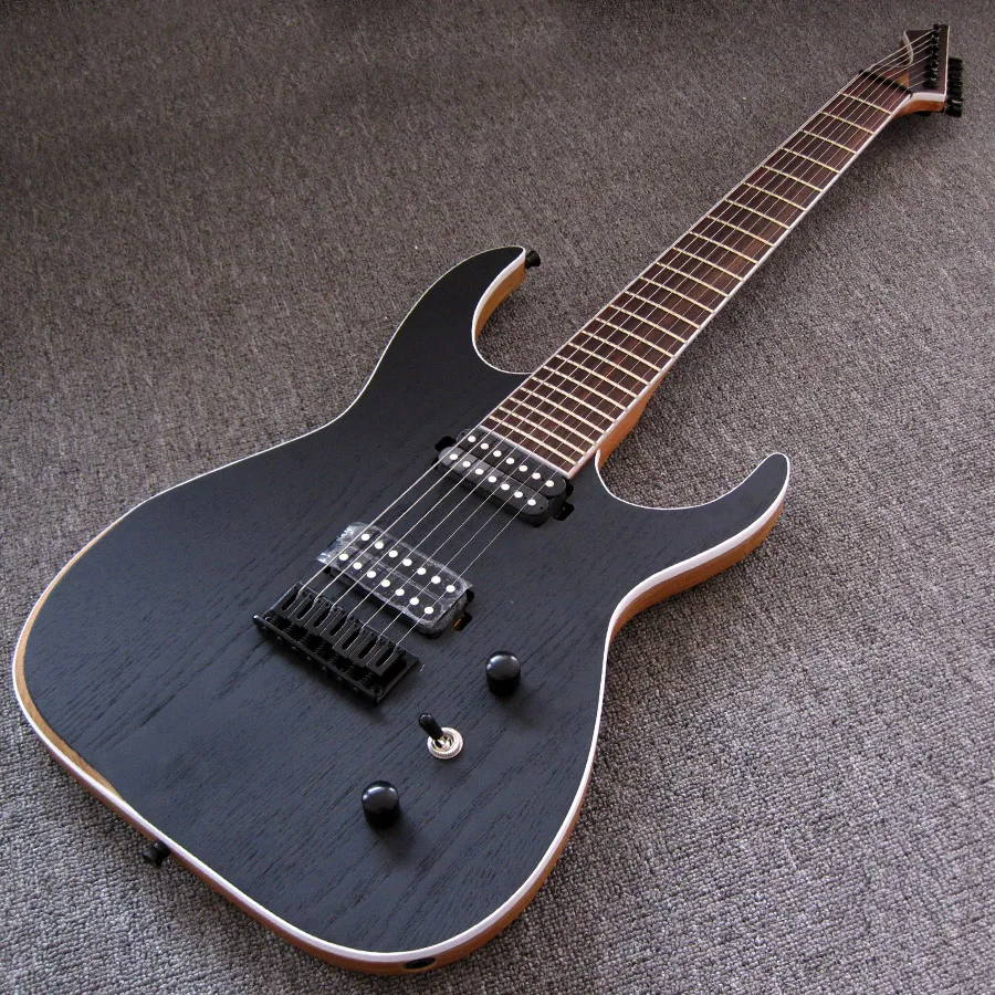 

Giggle Black Machine B7 Swamp Ash Body Ebony 7 String China Musical Instrument Electric Guitarras Freeshipping Guitare