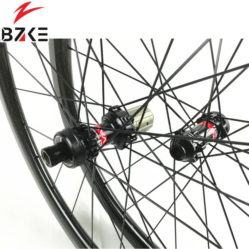 Top BZKE 700C Super light carbon wheelset road disc 35 38 45 50mm depth tubeless carbon wheels road bike carbon road wheels 5