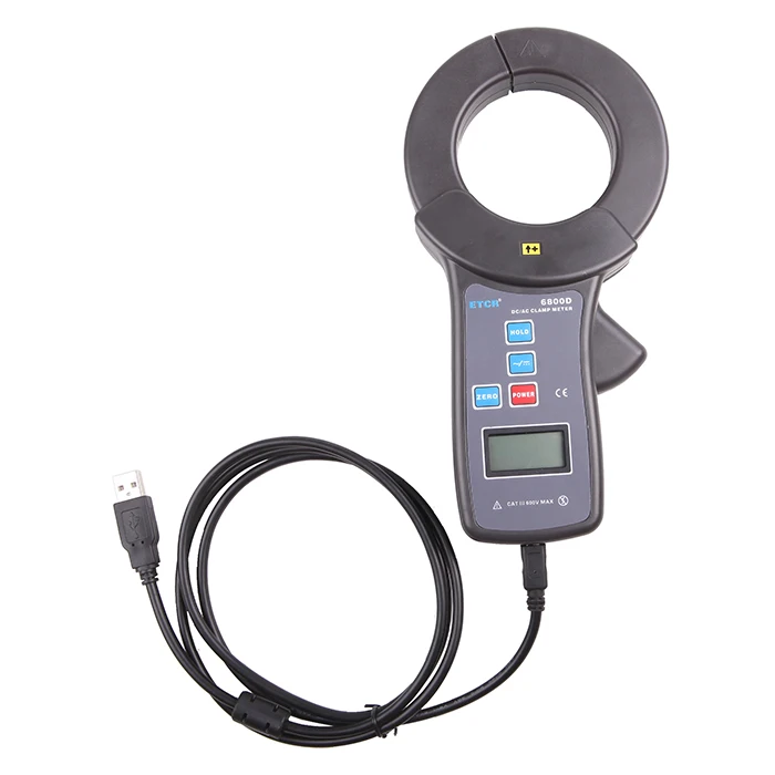 free shipping ETCR6800D High Accuracy Clamp On AC/DC Current Leaker