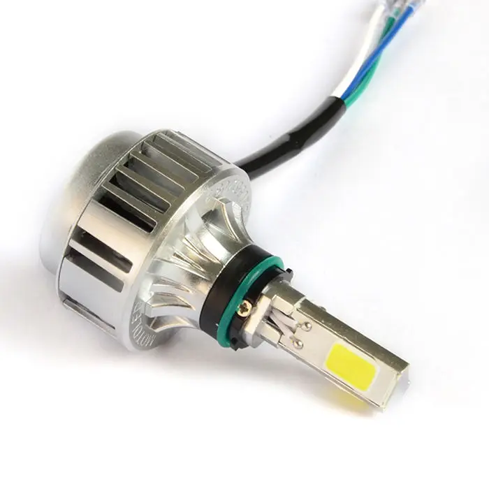 

18W 2000LM COB LED Hi/Lo Beam H4 Motorcycle Headlight Front Light Bulb Lamp NEW
