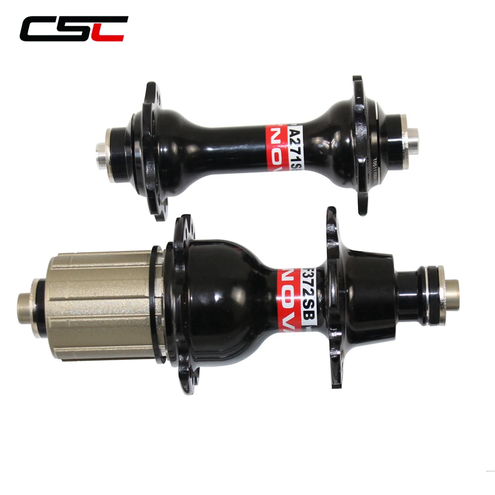 Novatec A271SB F372SB F472SB road bike hub 20 24 holes black red white free quick release