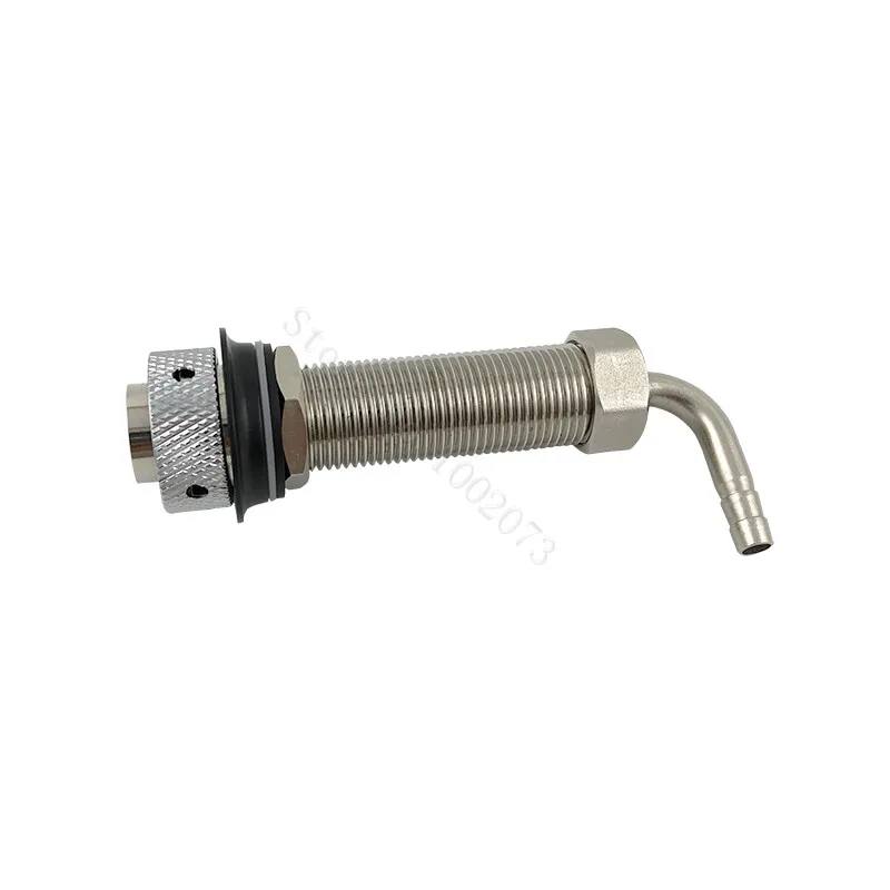  4 Inch 100mm Long G58 Draft Beer Tap Shank With Nut Tail Kit For Homebrew Keg Beer Faucet Tap Kegerator Tap  (1)