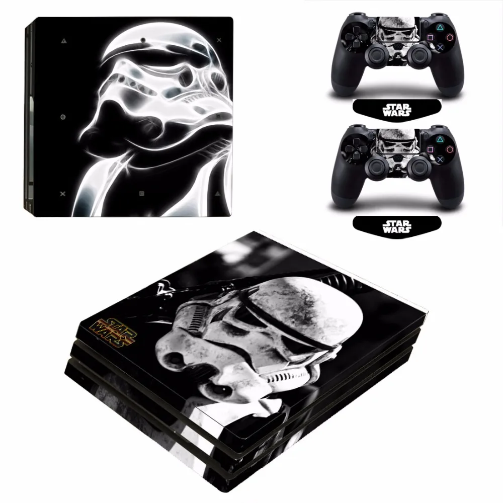 Виниловый чехол ARRKEO Star Wars Jedi Knight Наклейка Наклейки для Sony PlayStation 4 PS4 Pro консоль и 2