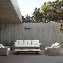 Чистая, современный дизайн садовая мебель ротанговая садовая мебель набор садовой мебели из ротанга