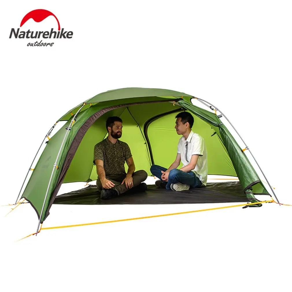 

Naturehike Outdoor 2 Person Camping Tent Hexagonal Double Layers Automatic Pop Up Rainproof Windproof Hiking Climbing Tent 2.6KG