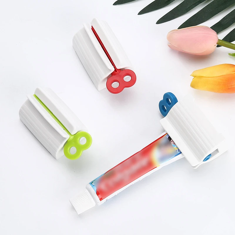 Details about   Creative Toothpaste Tube Dispensers Roll Squeezer Holder Bathroom Accessories
