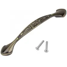 European Zinc Alloy Furniture Pulls Furniture Drawer Door Handle Knobs Pull Green Bronze stainless steel door knob new high quality european classic crystal zinc alloy antique bronze cabinets handle pull handle knob