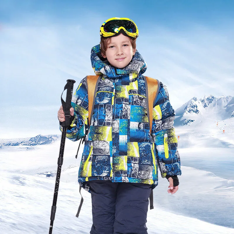 

For -30 Degree Warm Coat boys Jackets Kids Clothes Sets For -30 Degree Warm Coat Children Outerwear For 3-15T 30#
