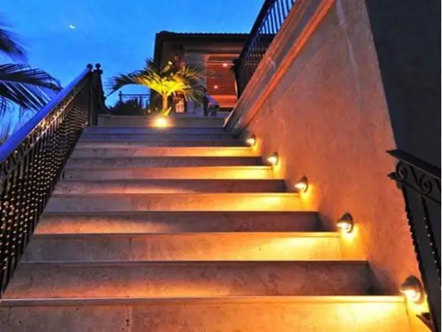 Movido a Energia Cerca de Jardim Solar ao ar Lote Solar Led Recarregável 6 Luz Gramado Parede Lâmpada Livre Caminho Iluminação Ponto 10 Pçs - 12 wall solar lamp