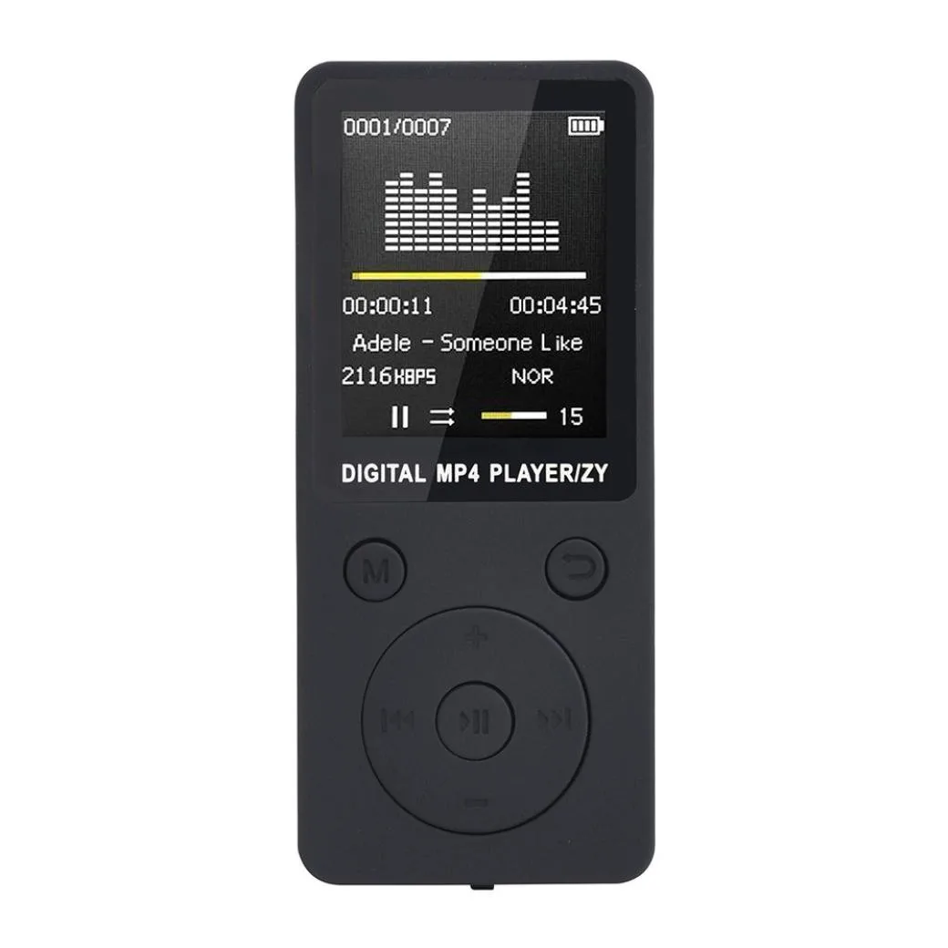 Модный портативный MP3 без потерь Звук Музыкальный плеер FM рекордер walkman mp3 плеер мини Поддержка музыки, TF карта не входит в комплект