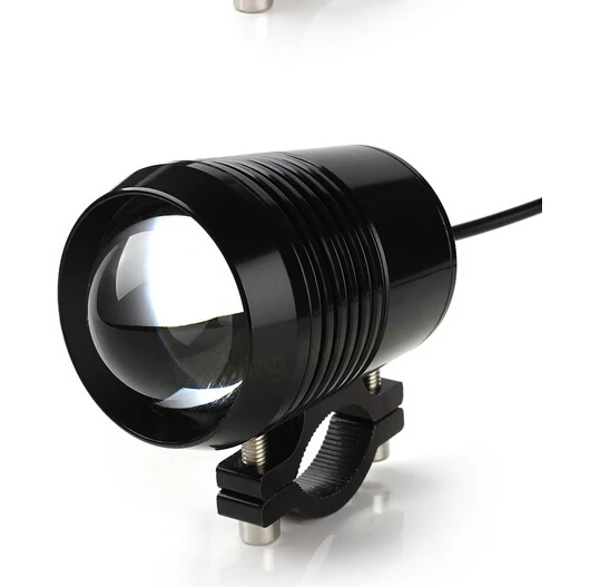Cheap Offer for  Motorcycle Motorbike LED Headlight 12V 30W U2 Driving Fog Head Light Spot Moto HeadLamp Luces de la