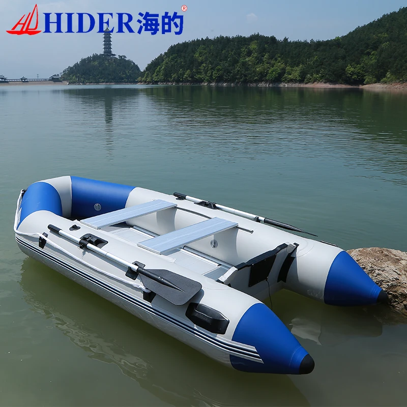 HIDER HY 265 см 0 9 мм ПВХ надувная лодка с шероховатым дном алюминиевая скамейка