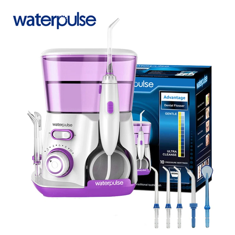 Waterpulse Dental Flosser V300 Oral Irrigator 800ml Dental Irrigator Water Jet Powerful Flosser or 5PC Replacement Nozzles Tips Waterpulse Dental Flosser V300 Oral Irrigator 800ml Dental Irrigator Water Jet Powerful Flosser or 5PC Replacement Nozzles Tips